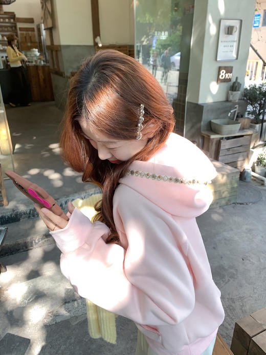 <曾小咸推荐>现货秒杀 ！微信超特价 连帽刺绣宽松加绒卫衣 日常209.99 立减120 秒杀89.99！！ 商品图9