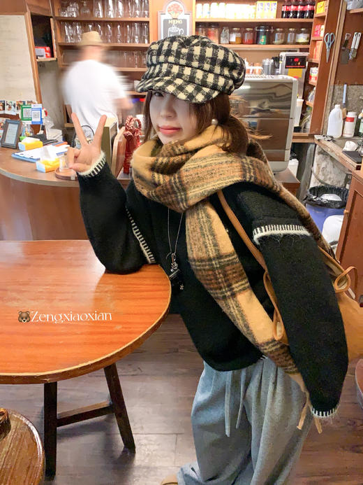 <曾小咸推荐>现货秒杀 ！微信超特价！2色韩系撞色毛衣 日常169.99 立减80 秒杀89.99！ 浅灰色休闲裤秒杀79.99！！ 商品图8