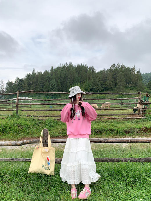 <曾小咸推荐>现货秒杀 ！微信超特价！蕾丝蝴蝶结卫衣 日常199.99 立减110 秒杀89.99！！ 商品图6