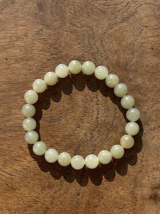 若羌黄口料白玉珠首饰三件套组，顺丰包邮 商品图8