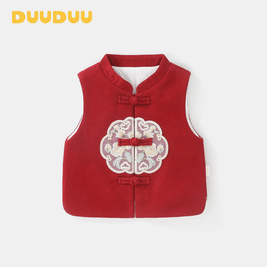DUUDUU新年满月宝宝保暖连体衣冬季a类新中式拜年婴儿过年衣服 商品图10