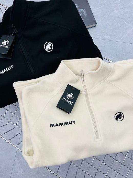 F0124100秋冬新款保暖双面摇粒绒半拉链卫衣外套 商品图6