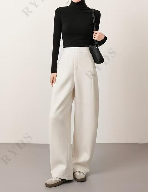 新裤型隐藏小腹大臀显瘦弯刀木瓜裤加厚垂坠阔腿裤 商品图1