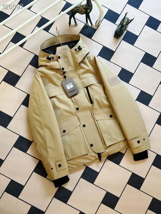 F012437冬季新款定制工装大口袋短款连帽情侣羽绒服 商品图10