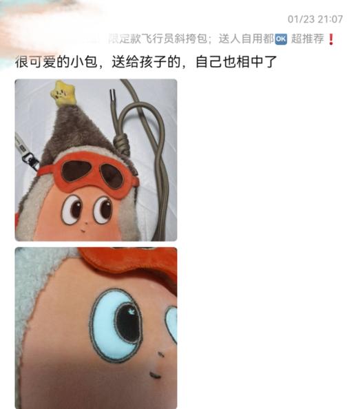 泡泡玛特正品卡塔尔多哈机场限定斜挎包 商品图12