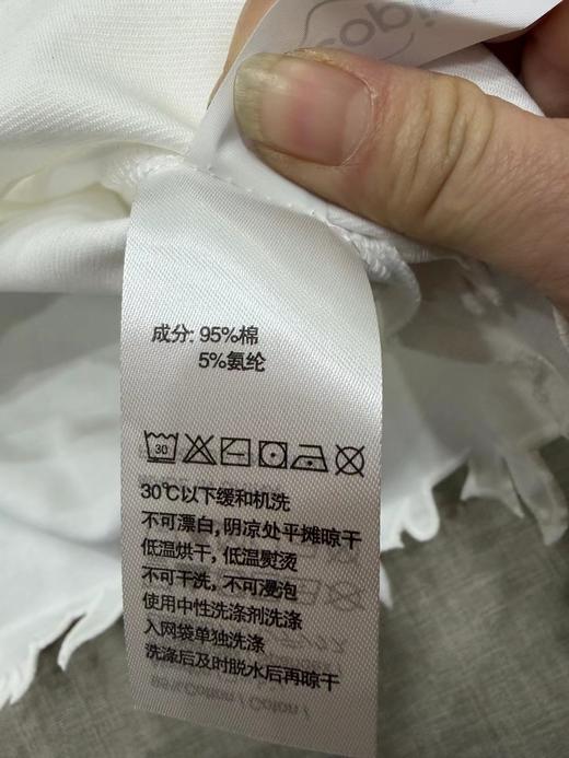 F012478春新品T恤剪纸切割刺绣边圆领长袖T恤 商品图14