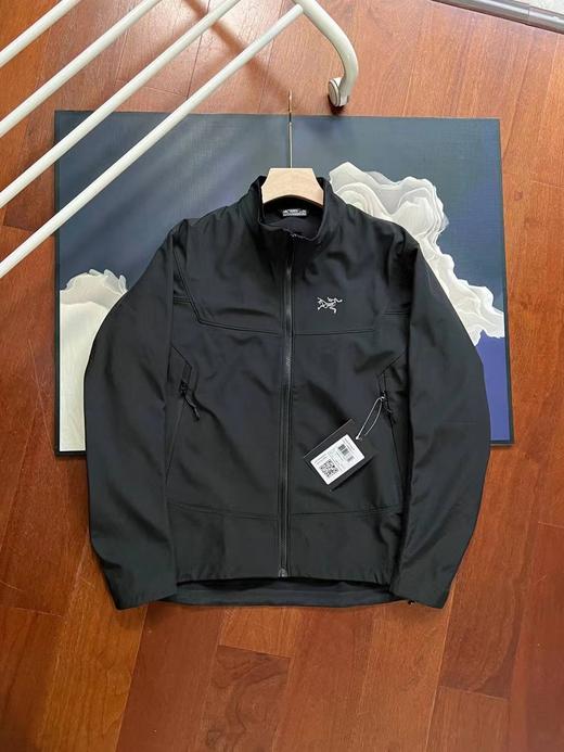 F012494刺绣logo户外运动立领防风刺绣加绒软壳外套 商品图6