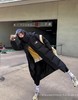 F012423长款大朵绒羽绒服中戏多口袋情侣款加厚保暖 商品缩略图1