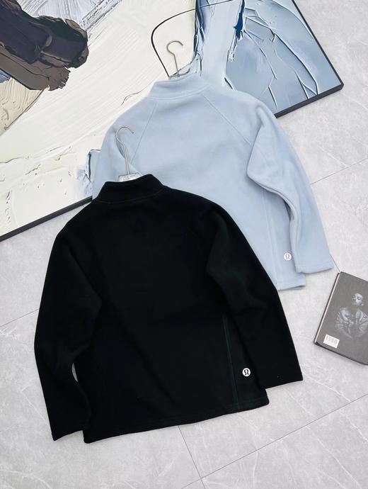 F012446双面摇粒绒厚实绵密软糯短拉链外套 商品图1