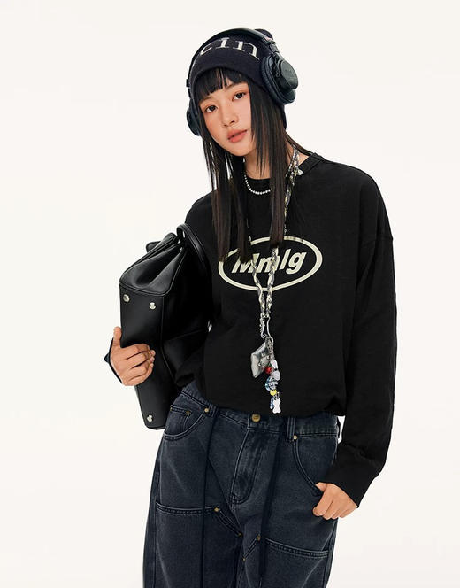 韩国订单mmlg竹节棉长袖T恤打底衫 商品图5