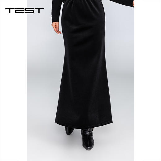 冬上新时尚优雅气质修身显瘦半身裙3254088 商品图0