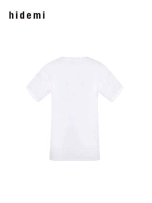 hidemi副线小h 少年感百搭圆领短袖T恤 商品图6