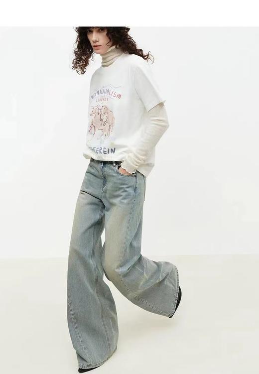 F012479新品生肖马年系列彩绘印花棉质短袖T恤 商品图2