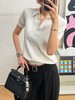 白色针织polo衫(KX*MM) 商品缩略图2