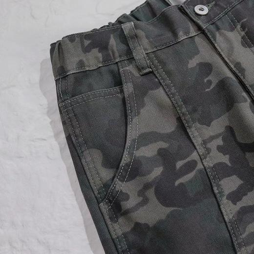 F012458加绒新款OOTD高街户外迷彩伐木工装裤长裤子牛仔裤 商品图10