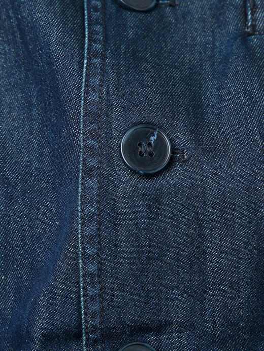 V 领牛仔背心裙女 2026 春装新品 原色深蓝收腰显瘦通勤中长款 A 字裙 商品图3