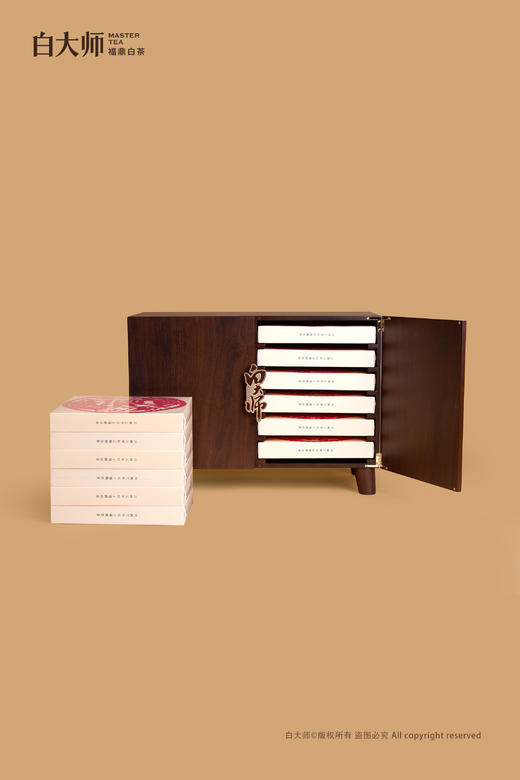 白大师白茶福鼎白茶窗花茶饼茶叶送礼礼盒推荐 商品图0