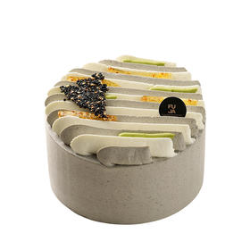 黑芝麻抹茶蛋糕 Black Sesame Matcha Cake