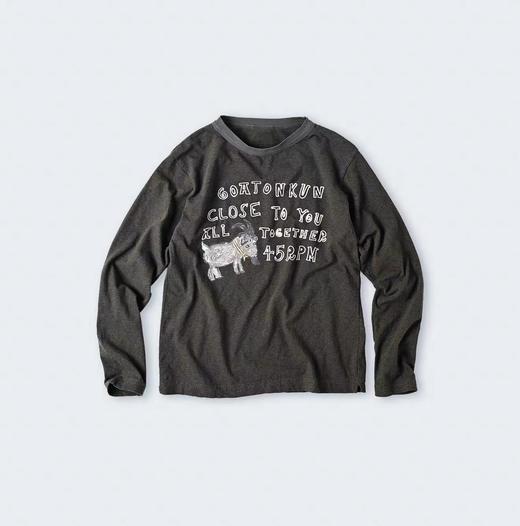 F012480撞色领小羊长袖T恤字母圆领上衣 商品图9