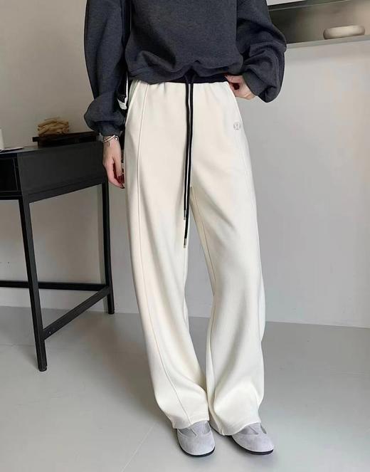 F012420秋冬慵懒氛围感撞色腰头香蕉裤卫裤休闲裤 商品图0