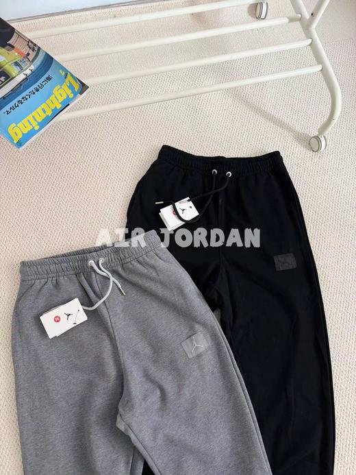 F012461纯棉针织面料冬季亲肤柔软加绒长裤男女同款 商品图1