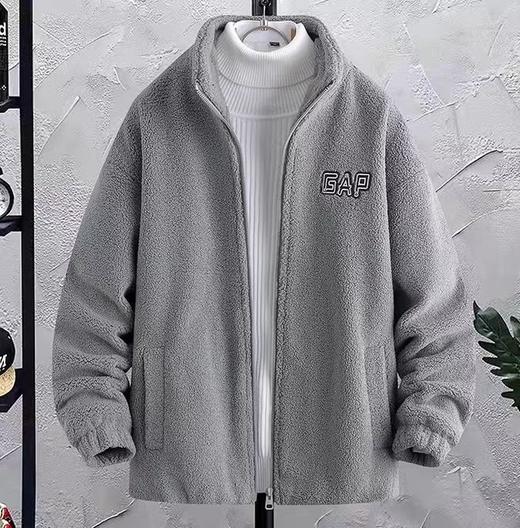 F012428新款立领羊羔毛棉衣外套男女同款 商品图0