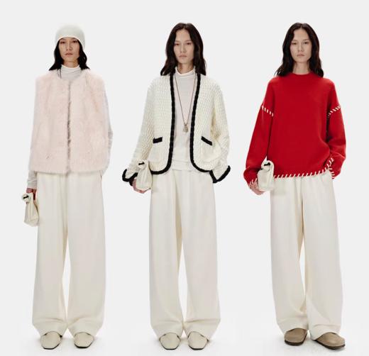 新裤型隐藏小腹大臀显瘦弯刀木瓜裤加厚垂坠阔腿裤 商品图4