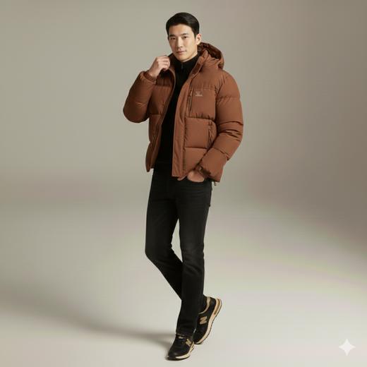 微信25D959-5103厚款短羽绒 商品图0