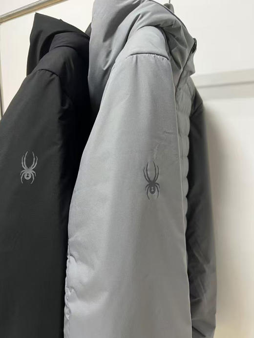 原单正品SPYDER蜘蛛秋冬男子短款连帽轻薄羽绒服，工厂直发非质量问题不退换。
M-XXL 商品图7