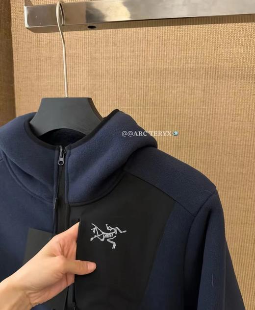 F012445春秋款立领+连帽设计情侣款户外抓绒外套 商品图8