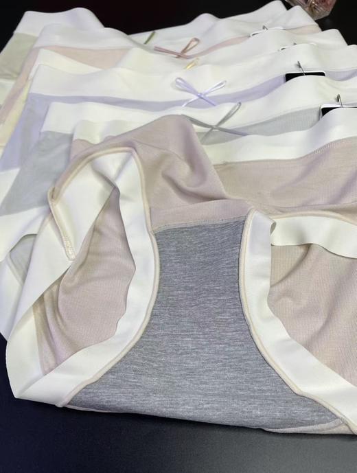 莫代尔提花无痕裤头内裤柔软舒适透气1216021 商品图1