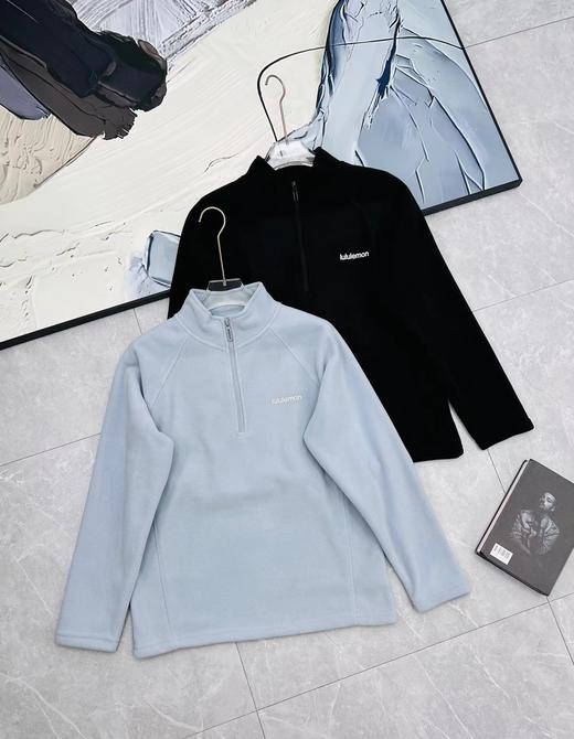 F012446双面摇粒绒厚实绵密软糯短拉链外套 商品图0