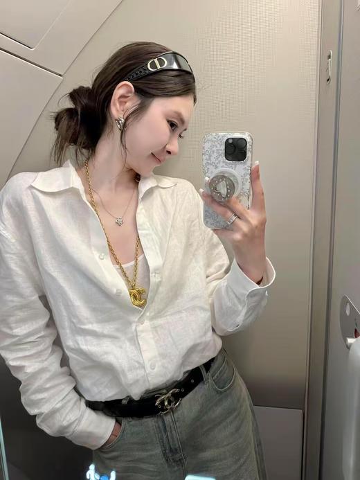 香奈儿 25P春夏纯色Logo - 皮带 男女同款情侣款 黑色 （GD） 商品图2