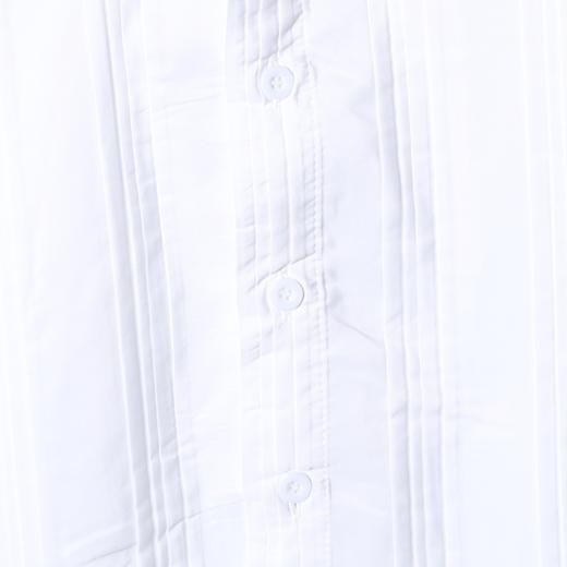 7021SDSA男士秋冬新款痞帅男装韩版潮牌纯色褶皱翻领长袖衬衣百搭休闲 商品图3