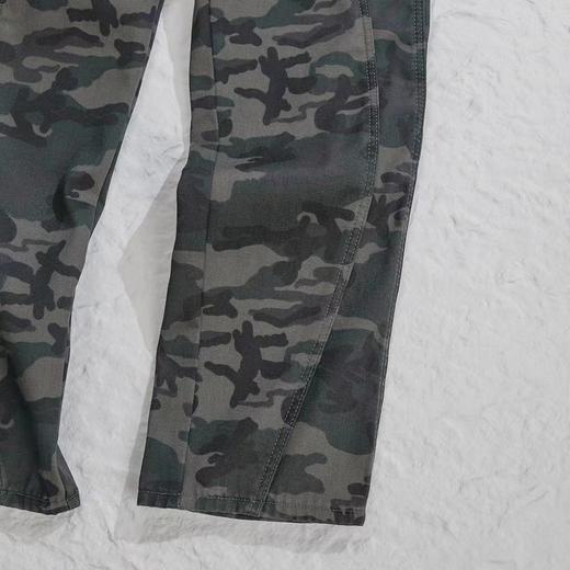 F012458加绒新款OOTD高街户外迷彩伐木工装裤长裤子牛仔裤 商品图12