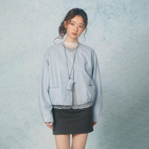 简约圆领短外套-纪念日百货门店同款169150426 商品图0