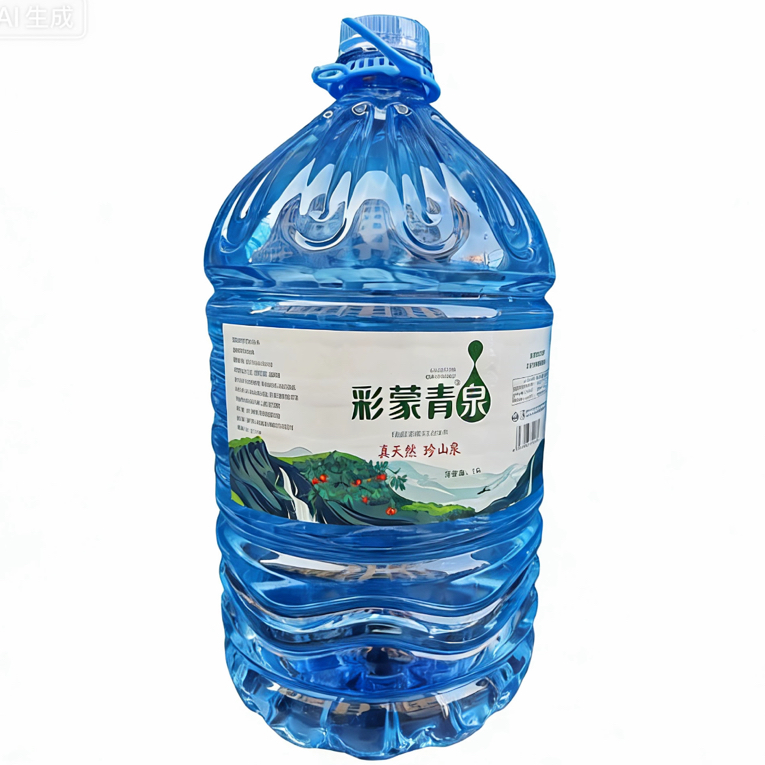彩蒙青泉饮用天然泉水一次性大桶水15L