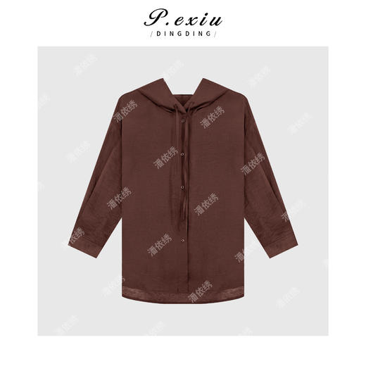 04-2潘依绣丁丁宠粉亚麻通透花苞复古套装Q18323 商品图2