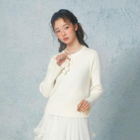 法式纯欲镂空毛球毛衣-纪念日百货门店同款169262217