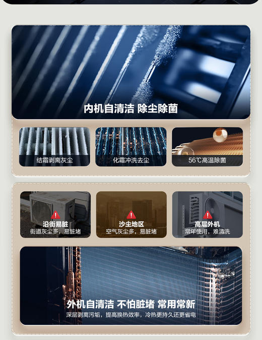 海尔（Haier）小红花性能王·京棠3P客厅柜机一级能效KFR-72LW/J300-1套机 商品图12