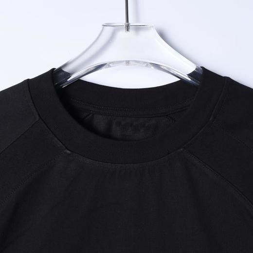 SDSA男士秋冬新款痞帅男装简约纯色铆钉圆领长袖T恤百搭宽松上衣 商品图2