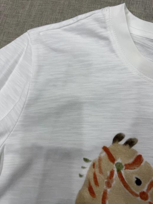 F012477春季新款马年限定五花马图腾印花T恤 商品图12