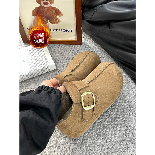 【YW】无忧购 舒适蓄热保暖加绒女款中筒勃肯鞋MIS-5272（截单后3-5天发货) 商品图4