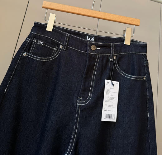 男士lee原单加绒直筒牛仔裤 商品图7