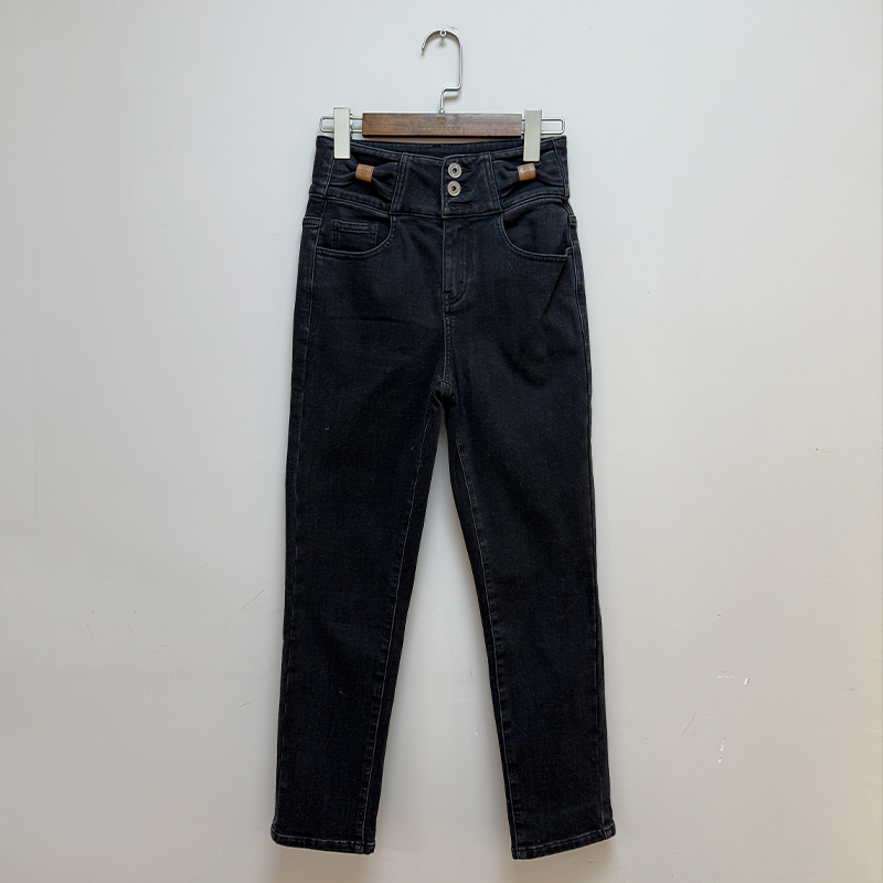 Famecoco范可儿牛仔裤长裤F228GA018