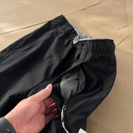 F012414加绒款金属标运动跑步训练防风防水透气冲锋长裤 商品图10