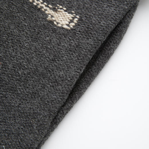 ROMI STUDIO“中古匠心”羊毛混纺3针嵌花花型收腰开衫RWCAWT5413 商品图5