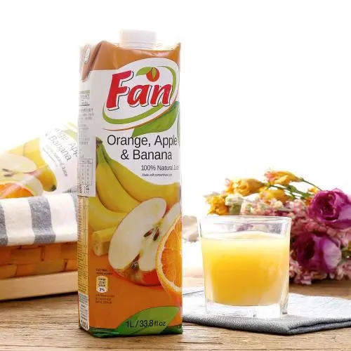 纯果芬果汁1L*4礼盒装（3橙子1复合味） 商品图5