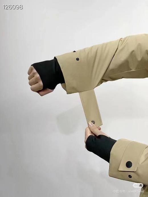 F012437冬季新款定制工装大口袋短款连帽情侣羽绒服 商品图4