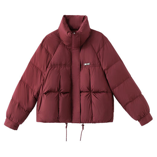 羽绒服冬季新款小个子白鸭绒立领面包服时尚保暖外套ASLZ9529-1 商品图4